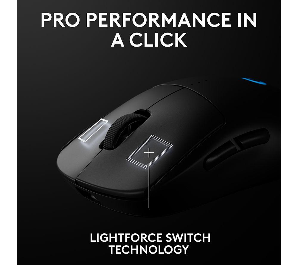 Ratón óptico inalámbrico para gaming LOGITECH PRO 2 Lightspeed RGB - Negro