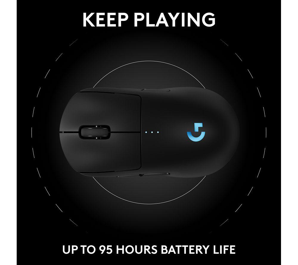 Ratón óptico inalámbrico para gaming LOGITECH PRO 2 Lightspeed RGB - Negro