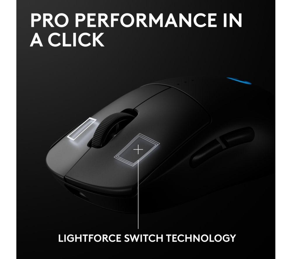 Ratón óptico inalámbrico para gaming LOGITECH PRO 2 Lightspeed RGB - Negro