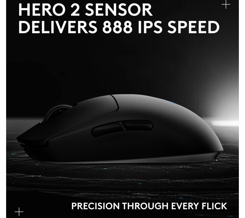 Ratón óptico inalámbrico para gaming LOGITECH PRO 2 Lightspeed RGB - Negro
