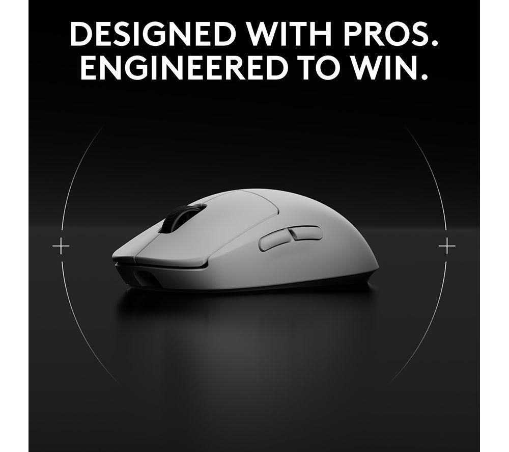 LOGITECH PRO 2 Lightspeed RGB Wireless Optical Gaming Mouse - White