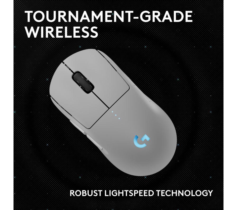 LOGITECH PRO 2 Lightspeed RGB Wireless Optical Gaming Mouse - White