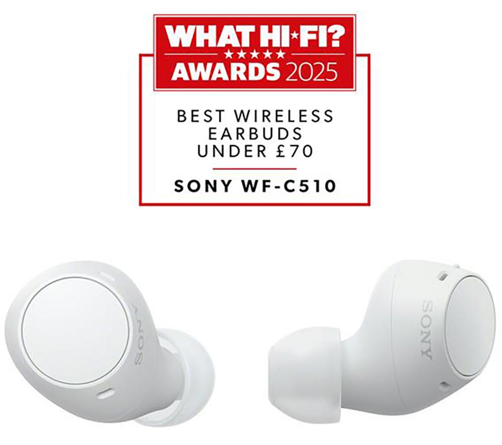 Audífonos inalámbricos Bluetooth SONY WF-C510 - Blancos
