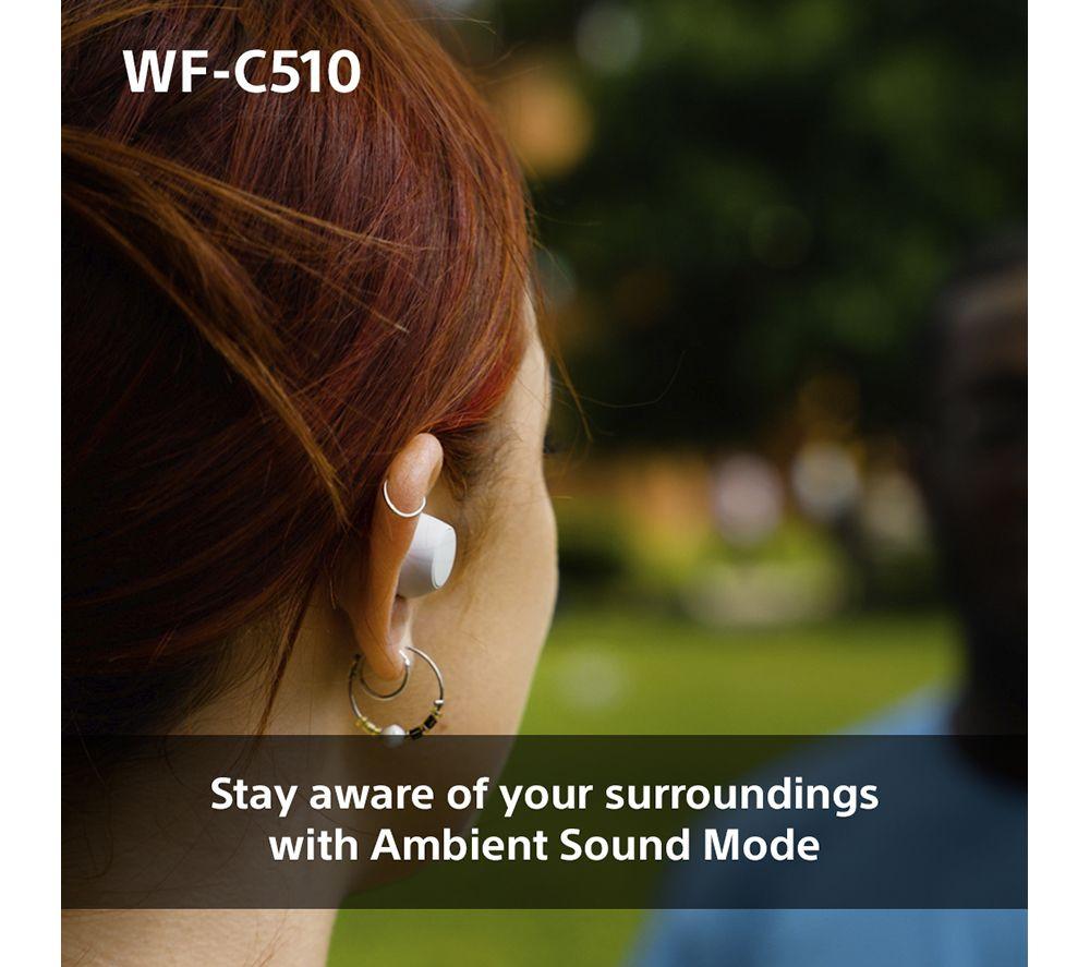 Audífonos inalámbricos Bluetooth SONY WF-C510 - Amarillos