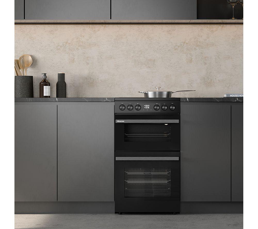 HISENSE Hi6 Max 69/43L HDCEC5C10B Cocina eléctrica de vitrocerámica de 50 cm - Negro Jet