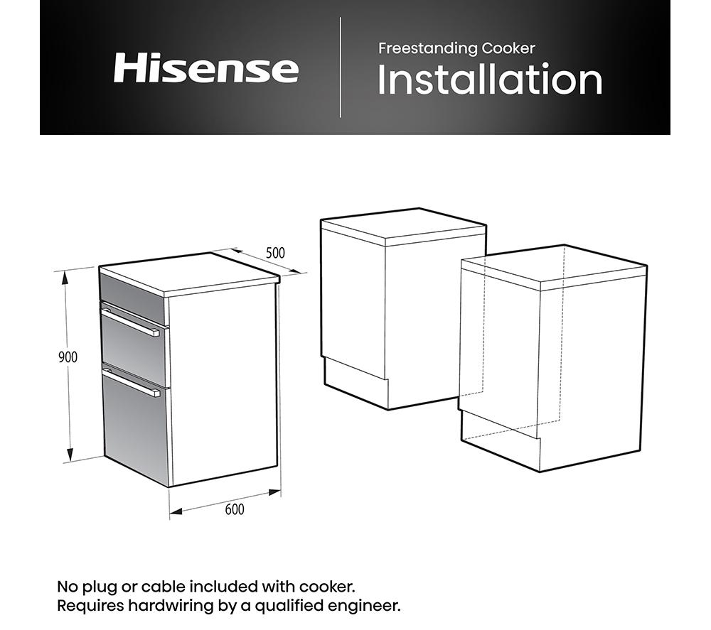 HISENSE Hi6 Max 69/43L HDCEC5C10W 50cm Electric Ceramic Cooker - White