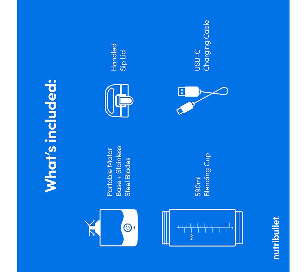 Batidora portátil NUTRIBULLET - Azul marino