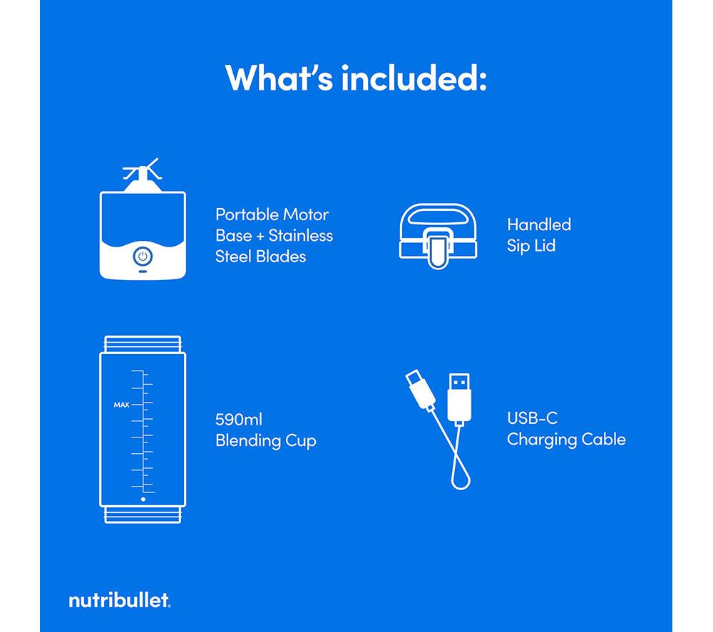 Licuadora portátil NUTRIBULLET - Morado