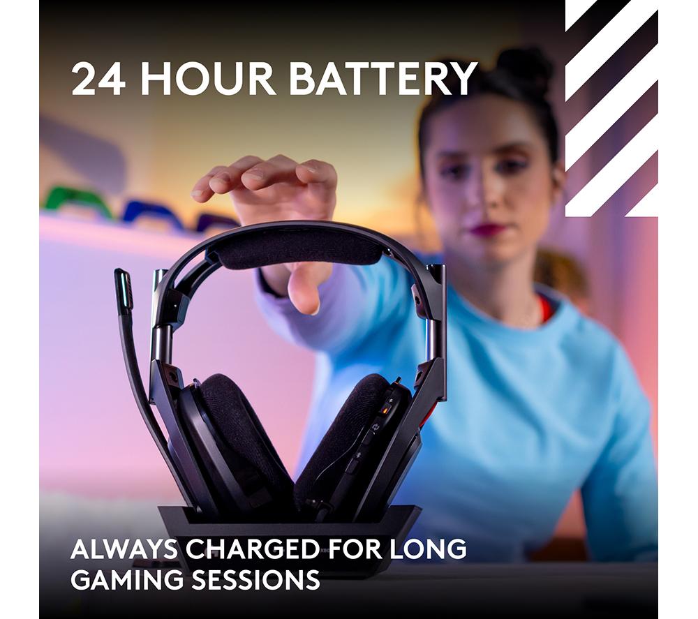 LOGITECH G Astro A50 LIGHTSPEED Wireless Gaming-Headset & Basisstation – Schwarz