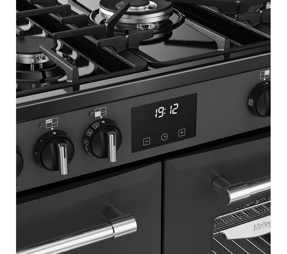 BELLING Farmhouse 100DF Dual Fuel Range Cooker - Anthracite & Chrome