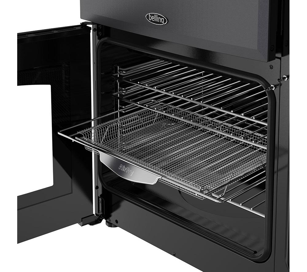 BELLING Farmhouse 90DF Dual Fuel Range Cooker - Anthracite & Chrome