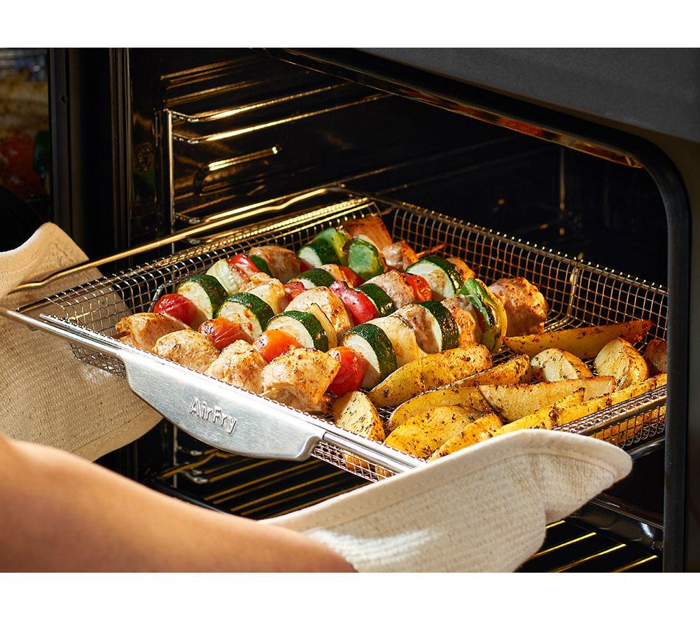 BELLING Farmhouse 90DF Dual Fuel Range Cooker - Anthracite & Chrome