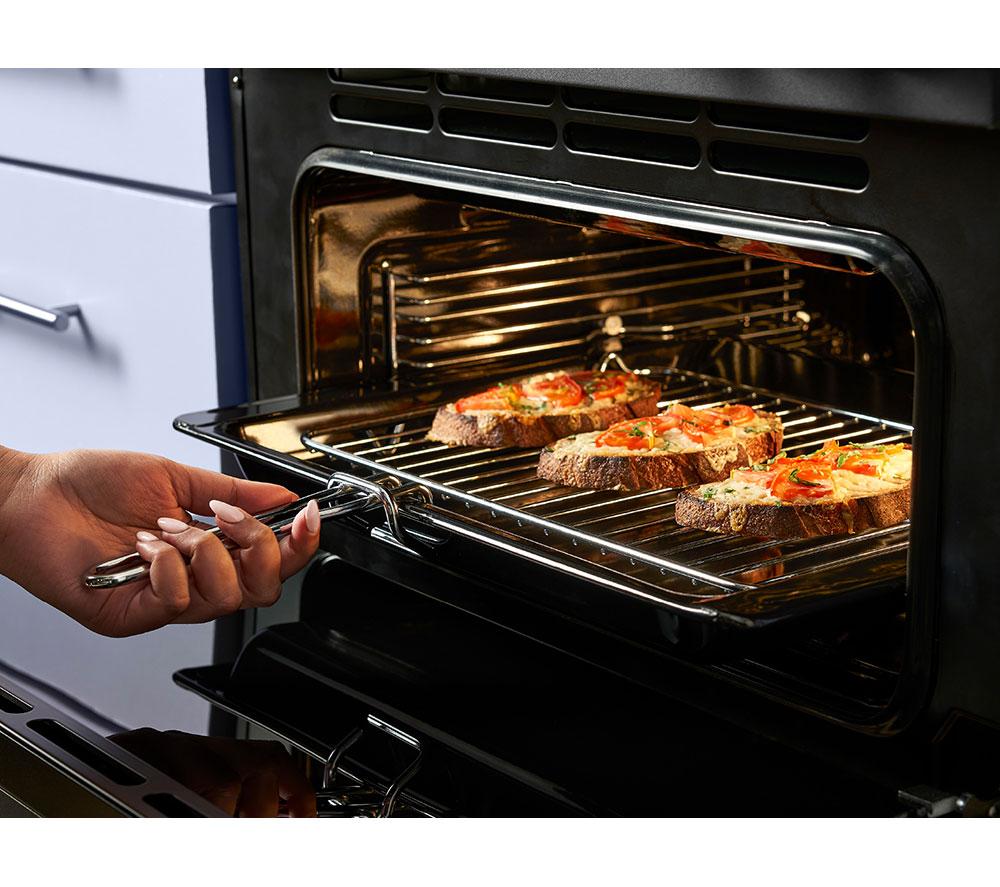 BELLING Farmhouse 90DF Dual Fuel Range Cooker - Anthracite & Chrome