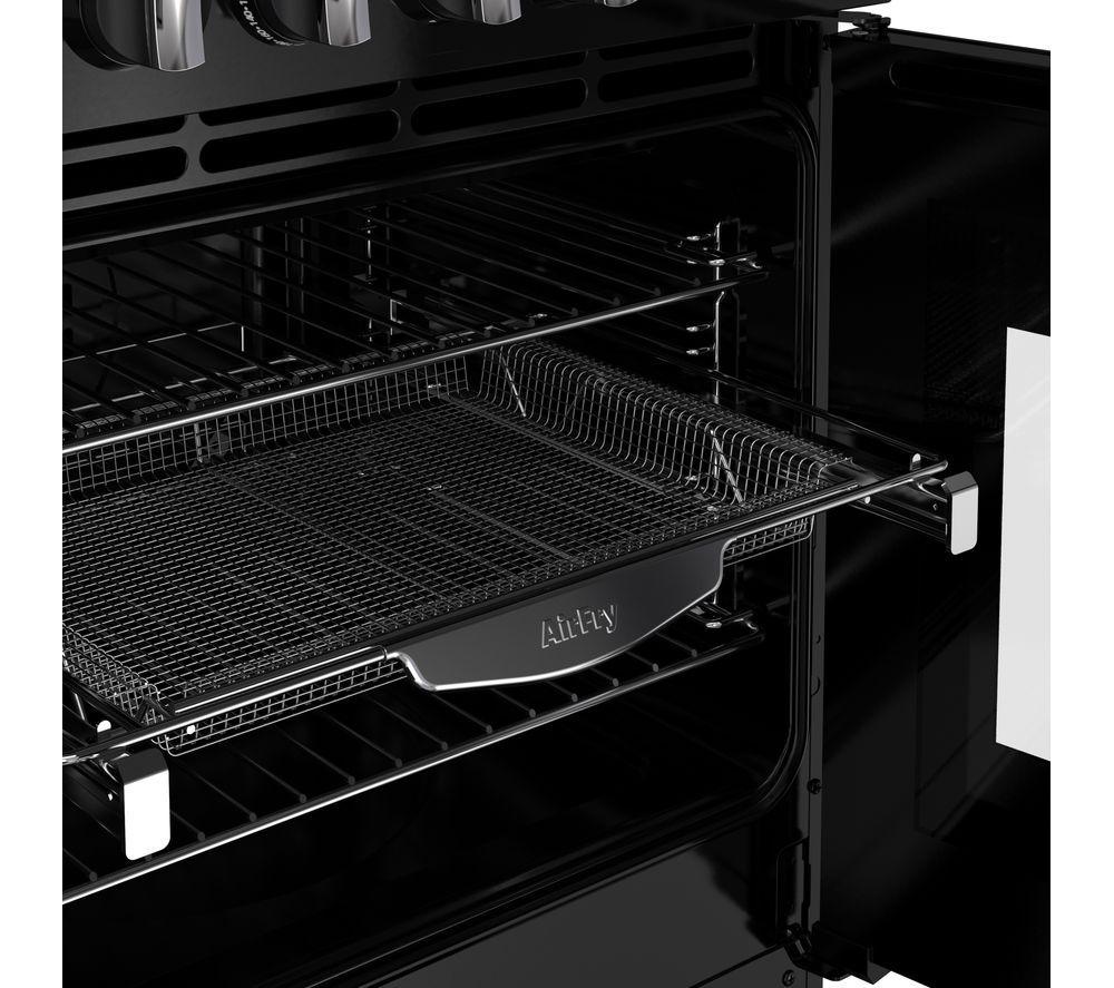 STOVES Richmond 100DF Dual Fuel Range Cooker - Black & Chrome