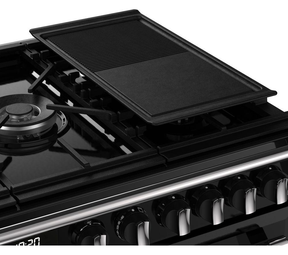 Cocina de libre instalación de combustible dual STOVES Richmond 100DF - Negro y cromo