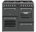 STOVES Richmond 100DF Dual Fuel Range Cooker - Anthracite & Chrome