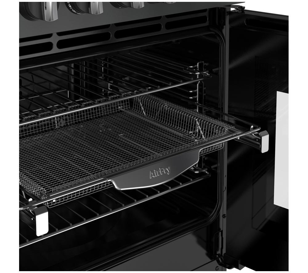 STOVES Richmond 100DF Dual Fuel Range Cooker - Anthracite & Chrome