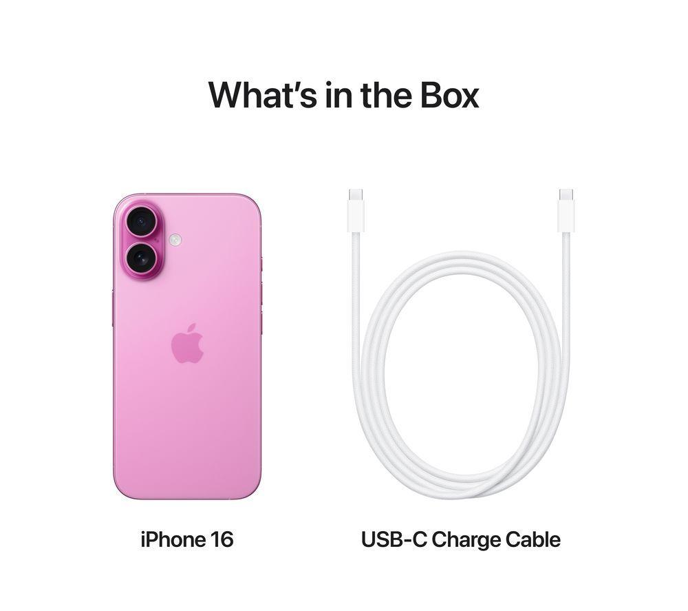 APPLE iPhone 16 - 128 GB, Rosa
