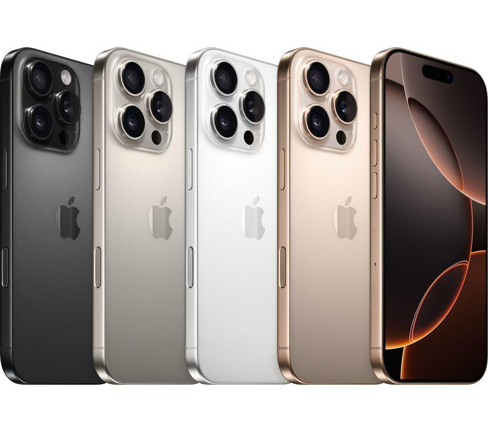 APPLE iPhone 16 Pro - 128 GB, Desert Titanium