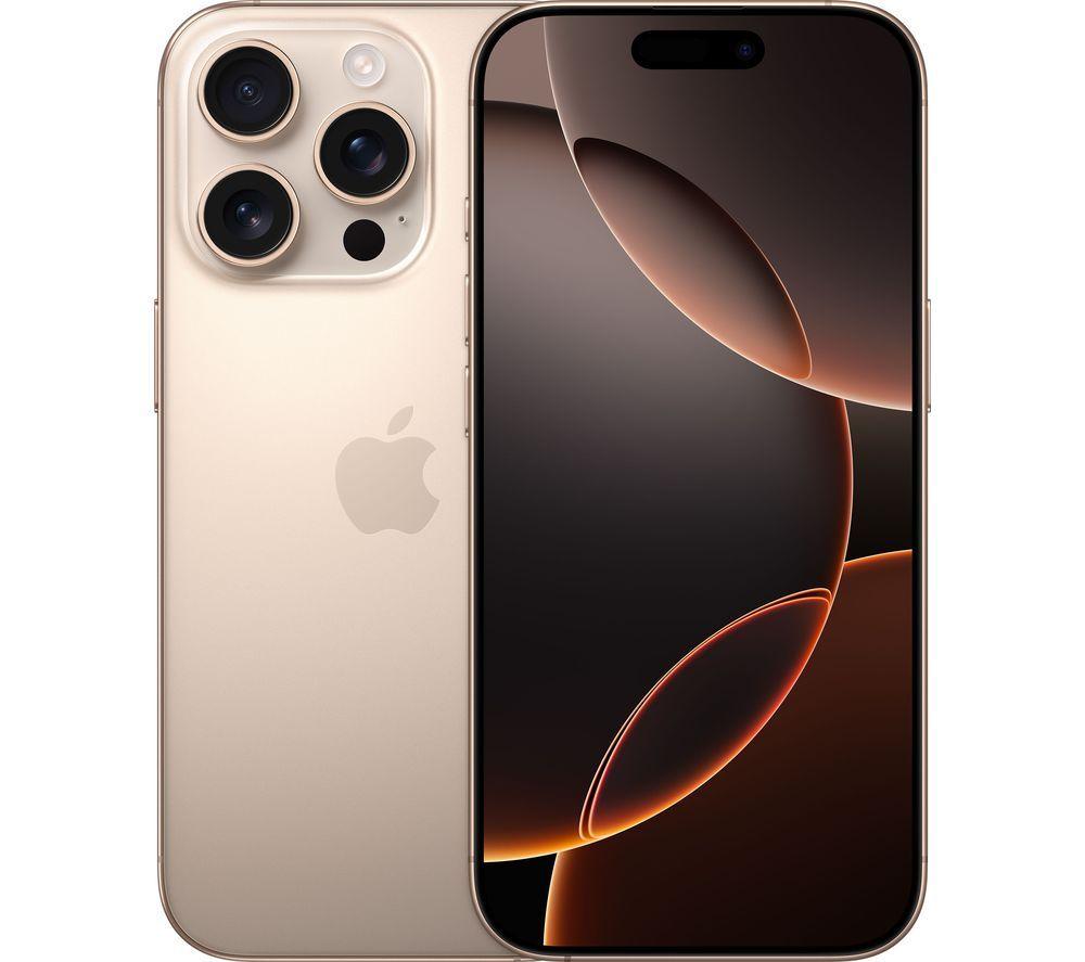 APPLE iPhone 16 Pro - 128 GB, Desert Titanium