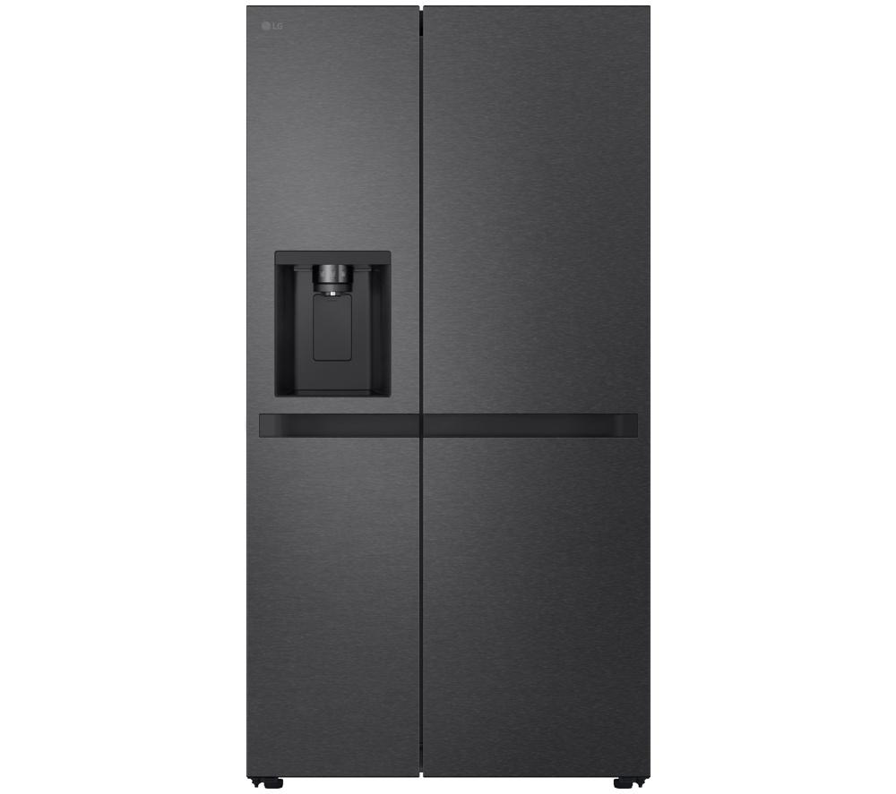LG NatureFRESH GSLC41EPPE American-Style Fridge Freezer - Matte Black
