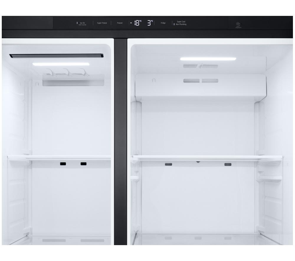 Frigorífico Americano LG NatureFRESH GSLC41EPPE - Negro Mate