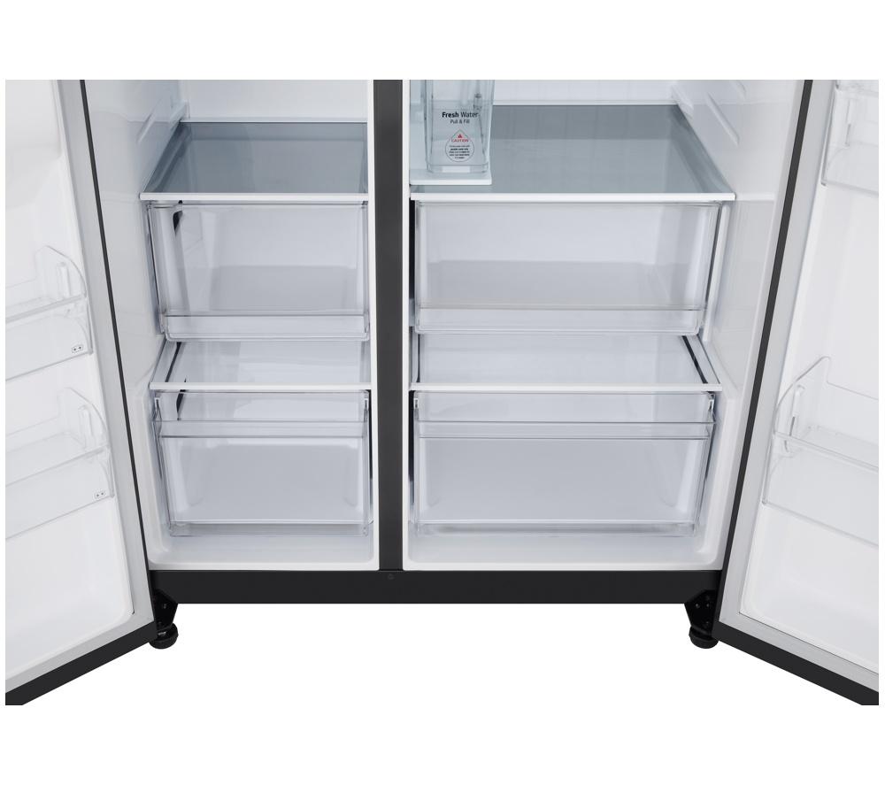 Frigorífico Americano LG NatureFRESH GSLC41EPPE - Negro Mate