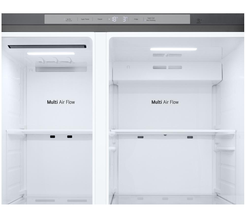 Frigorífico americano LG NatureFRESH GSLC41PYPE - Prime Silver