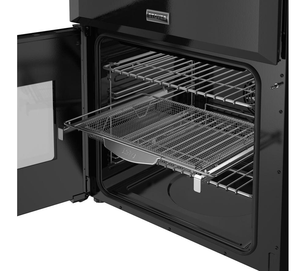 STOVES Richmond Deluxe 60Ei Electric Induction Cooker - Black & Chrome
