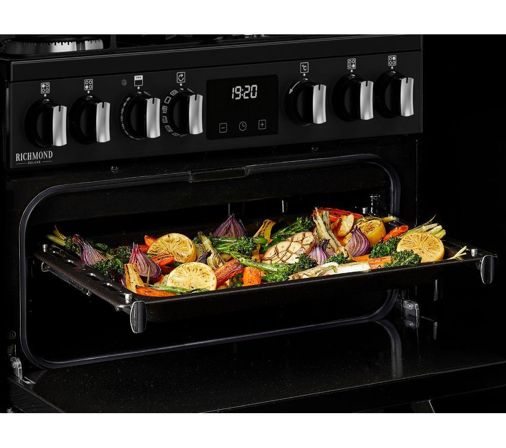STOVES Richmond Deluxe 60Ei Electric Induction Cooker - Black & Chrome