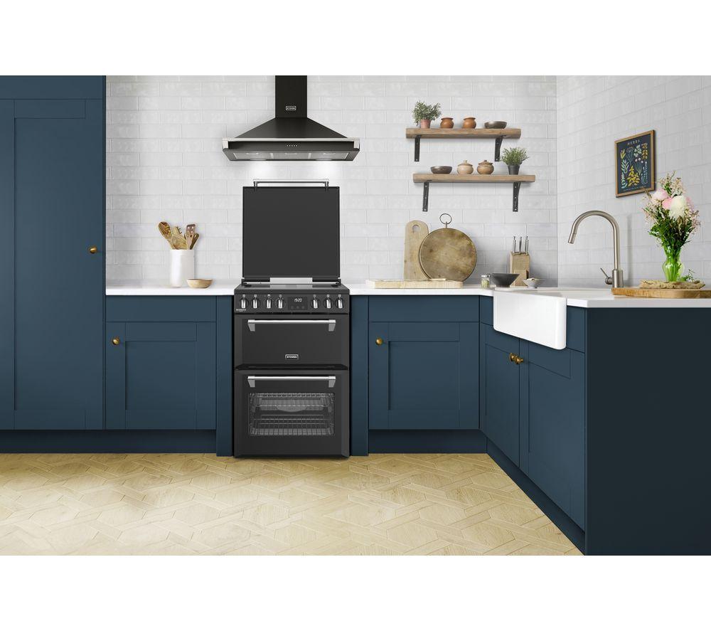 STOVES Richmond Deluxe 60Ei Electric Induction Cooker - Black & Chrome