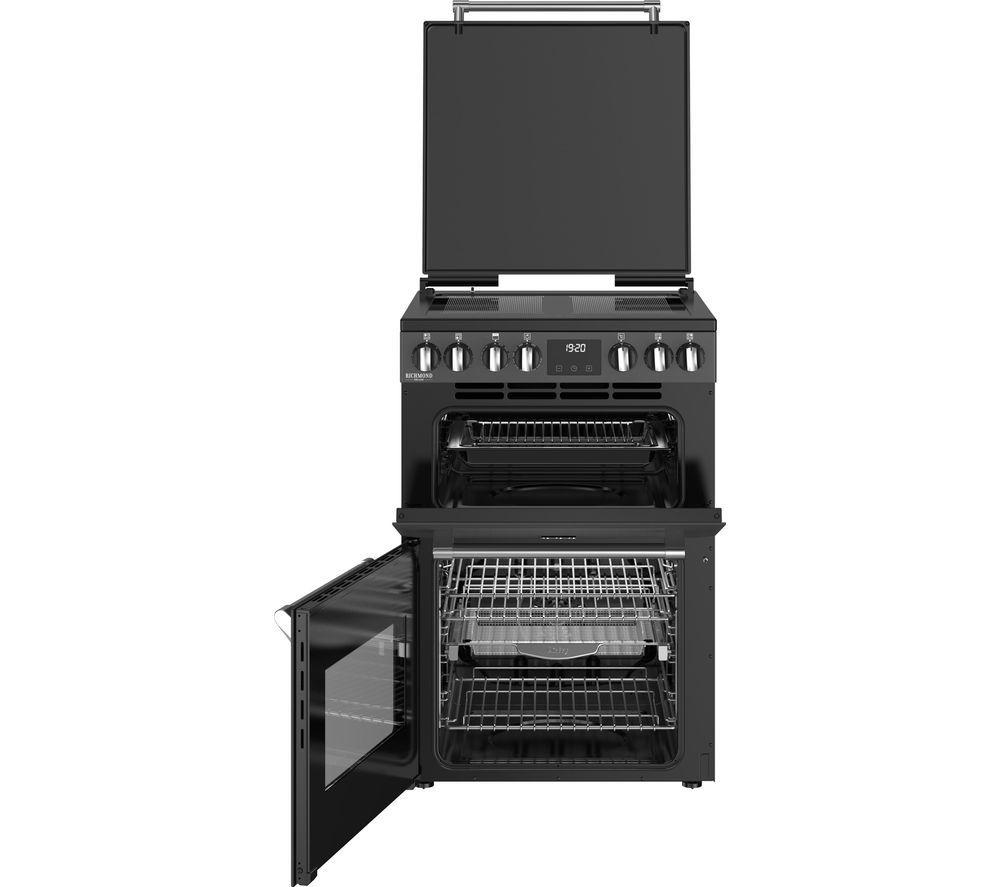 STOVES Richmond Deluxe 60Ei Electric Induction Cooker - Anthracite & Chrome