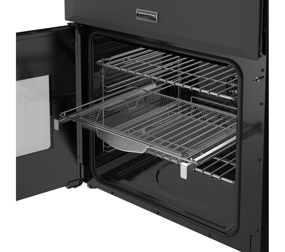 STOVES Richmond Deluxe 60Ei Electric Induction Cooker - Anthracite & Chrome