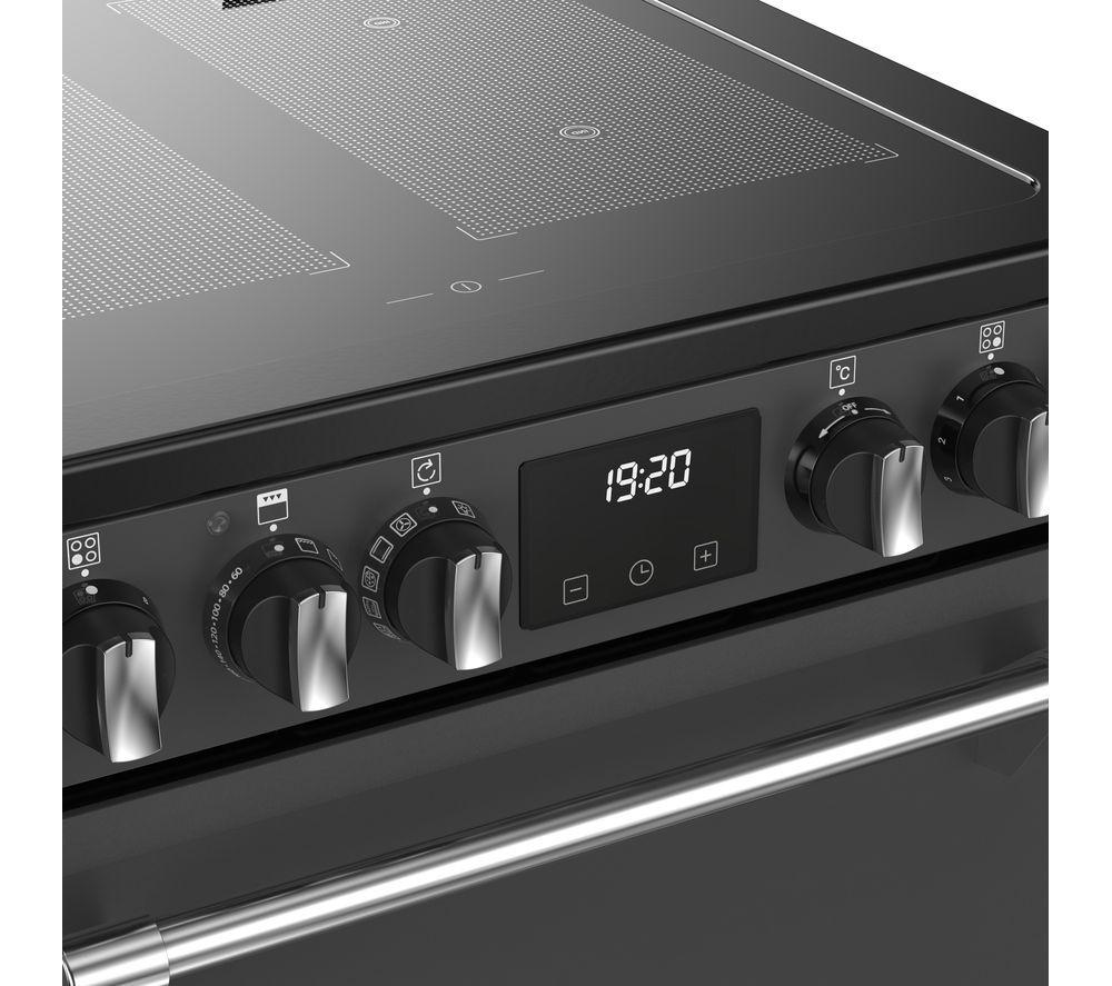STOVES Richmond Deluxe 60Ei Electric Induction Cooker - Anthracite & Chrome