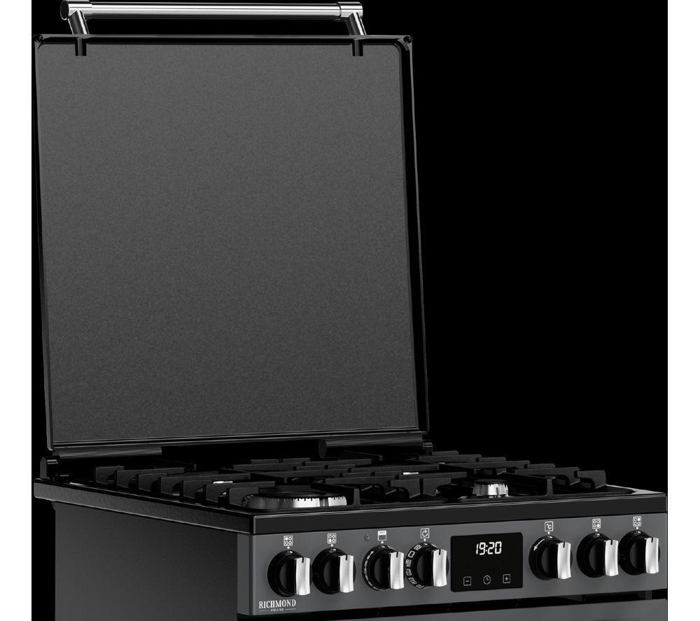 STOVES Richmond Deluxe 60Ei Electric Induction Cooker - Anthracite & Chrome