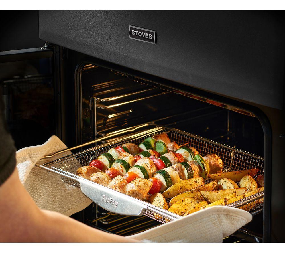 STOVES Richmond Deluxe 60Ei Electric Induction Cooker - Anthracite & Chrome