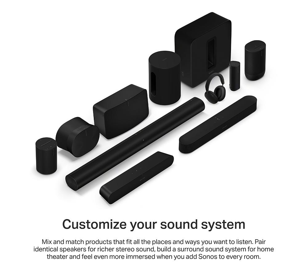 SONOS Arc Ultra Sound Bar with Dolby Atmos & Amazon Alexa - Black