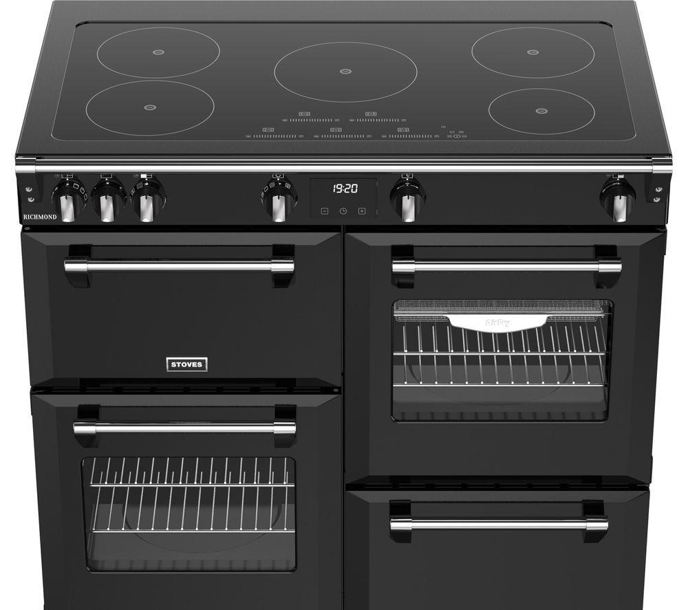 COCINA DE INDUCCIÓN ELÉCTRICA Stoves Richmond 100Ei - Negro y Cromado