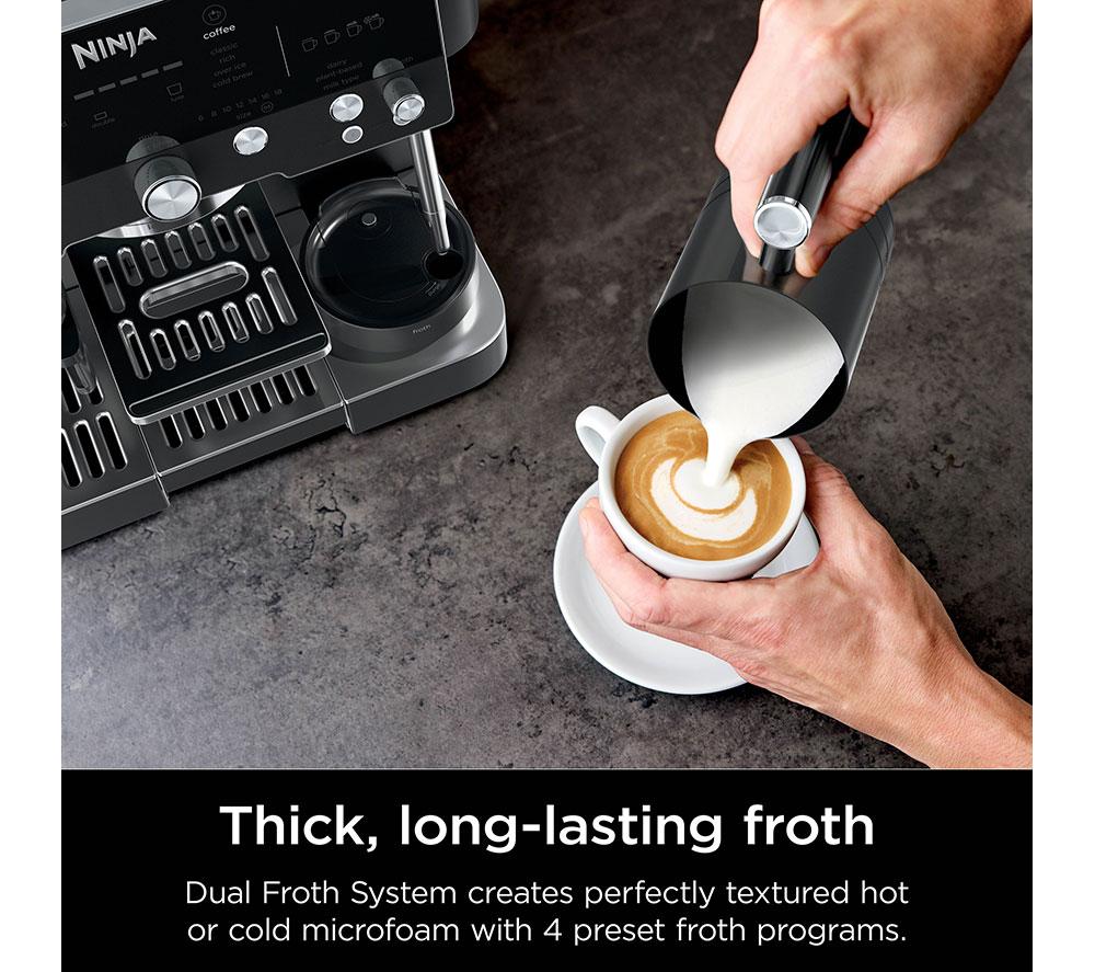NINJA Luxe Cafe Premier Series ES601UKBK Kaffeevollautomat – Schwarz