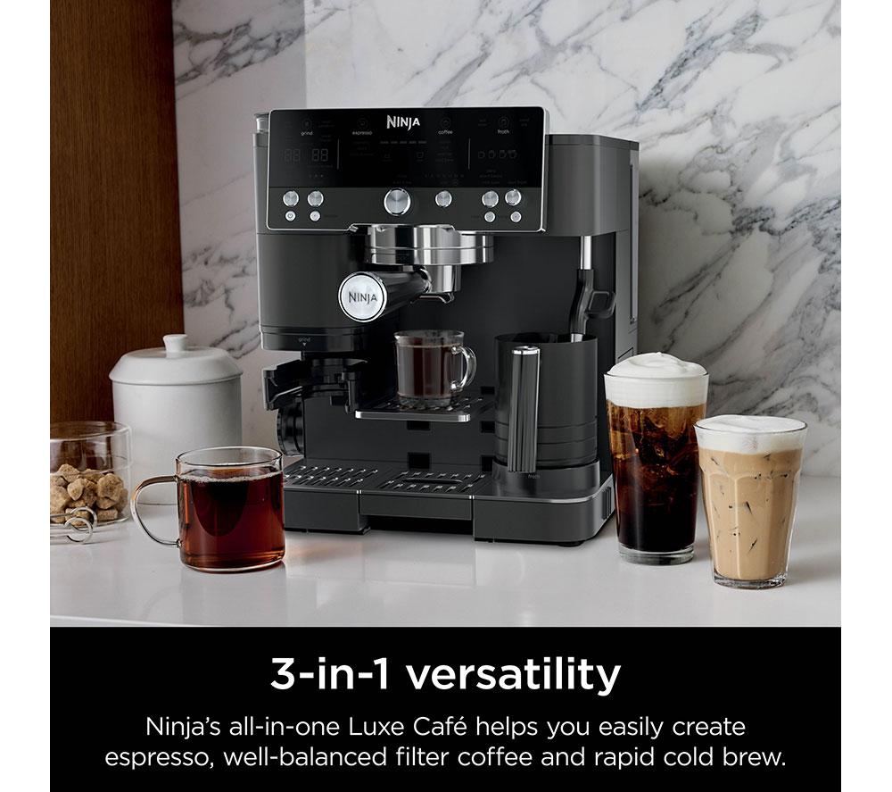 NINJA Luxe Cafe Premier Series ES601UKBK Bean to Cup Coffee Machine - Black