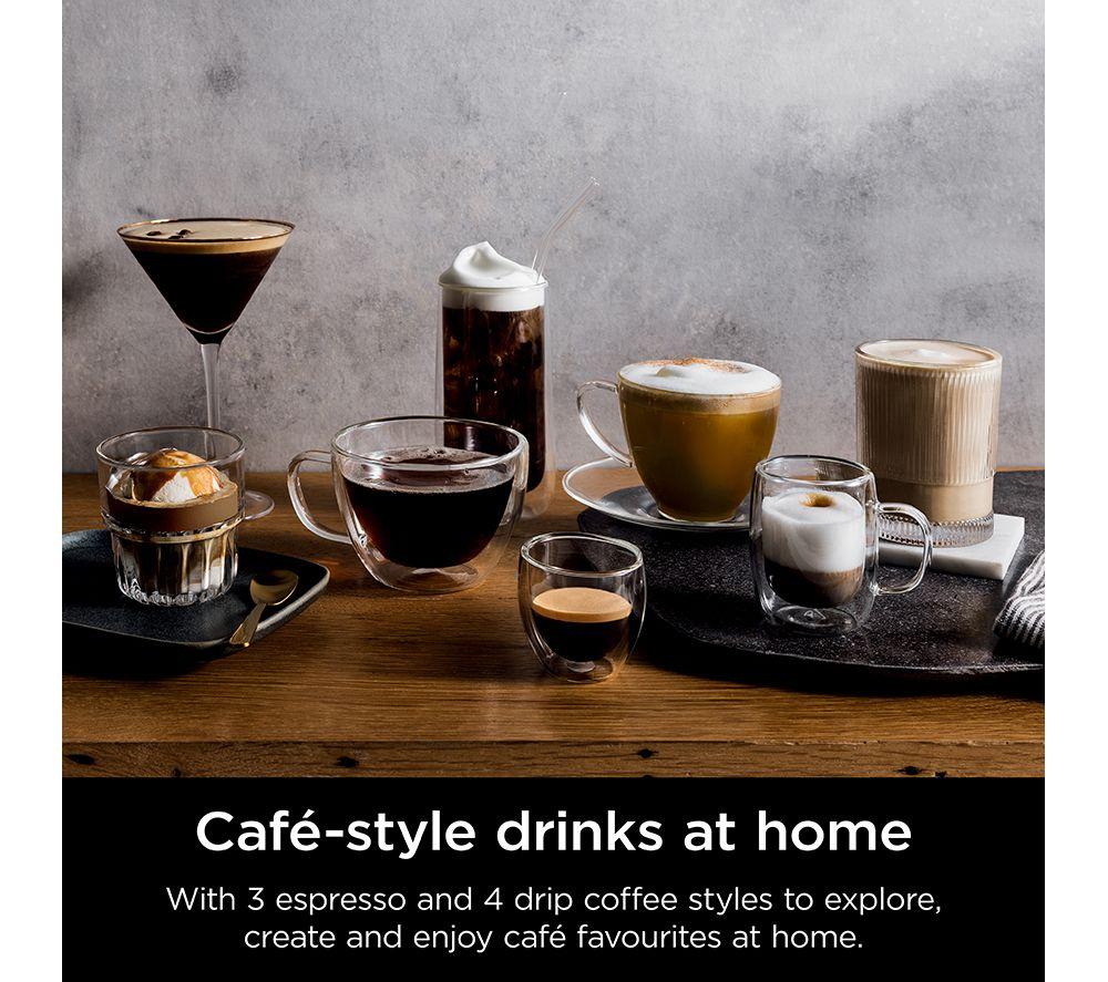 NINJA Luxe Cafe Premier Series ES601UK Kaffeevollautomat – Silber & Schwarz