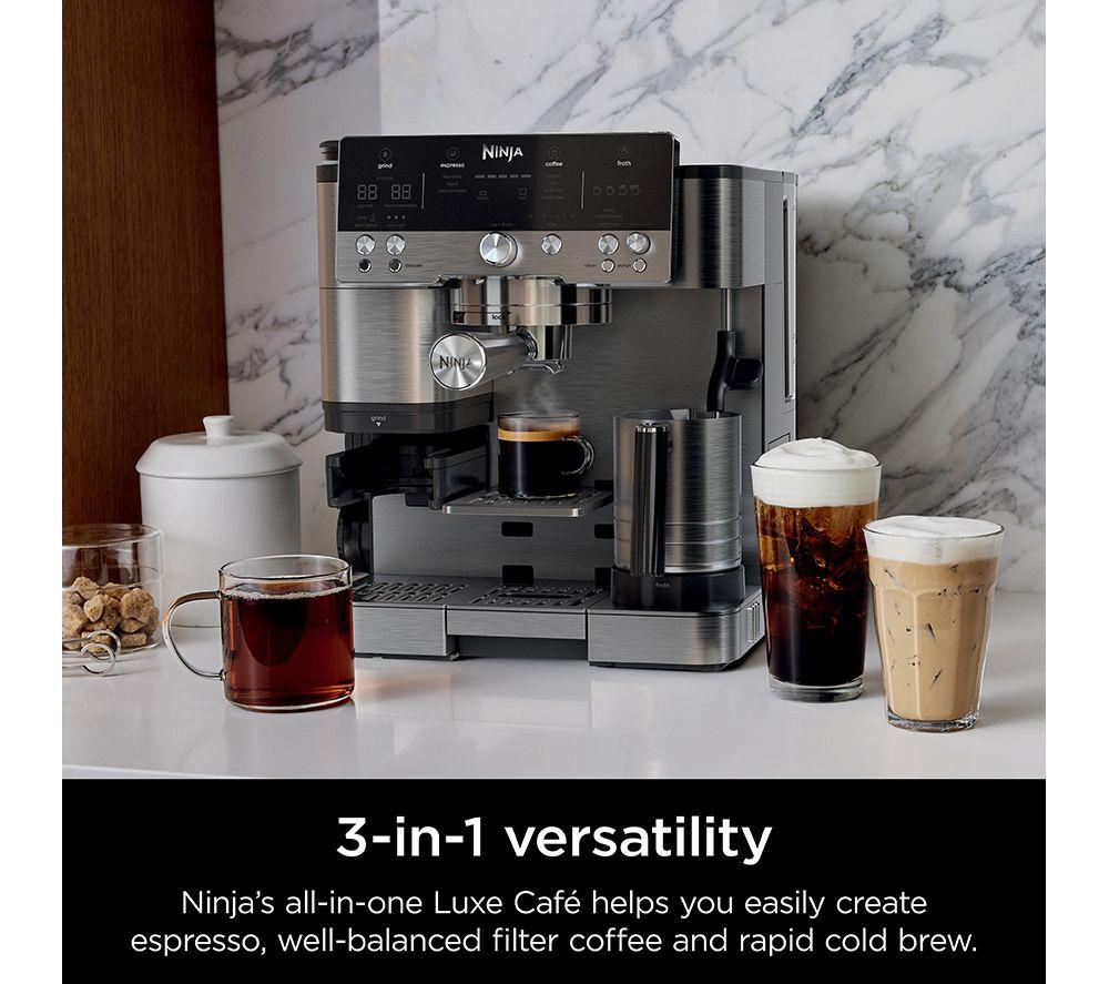 NINJA Luxe Cafe Premier Series ES601UK Bean to Cup Coffee Machine - Silver & Black