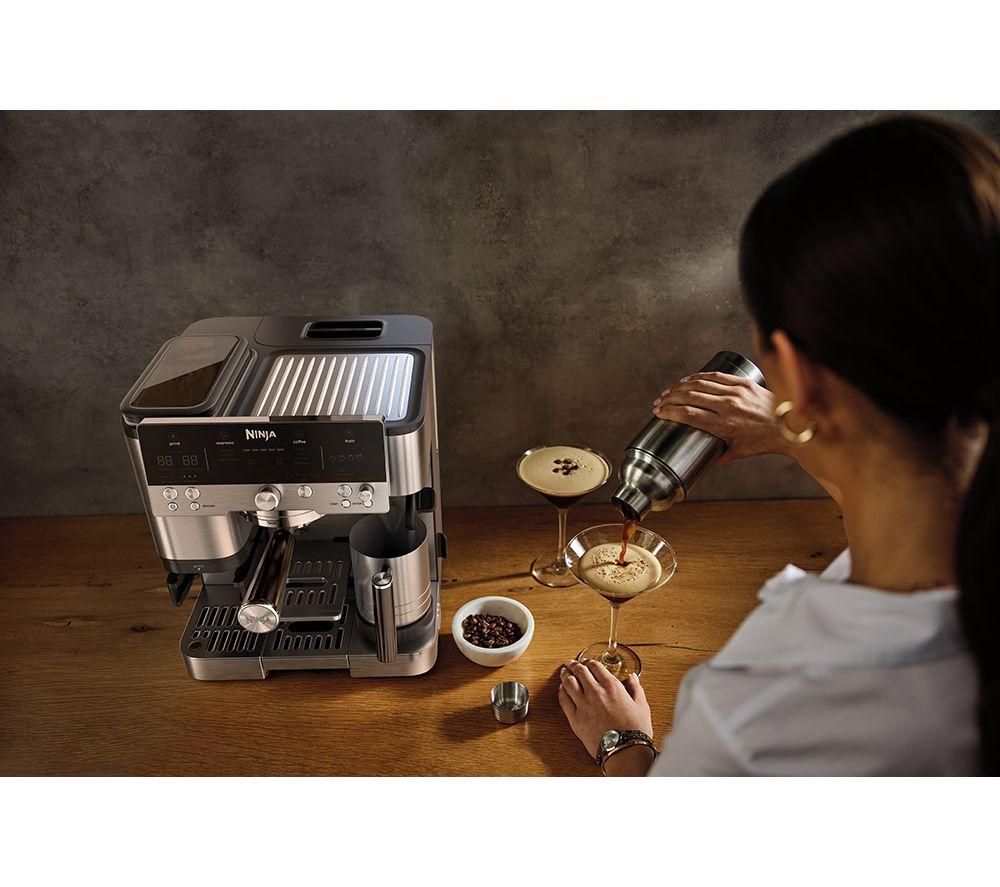 NINJA Luxe Cafe Premier Series ES601UK Bean to Cup Coffee Machine - Silver & Black