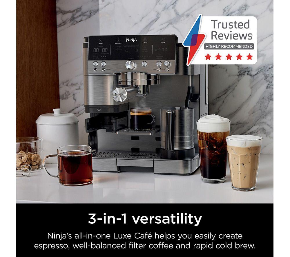 NINJA Luxe Cafe Premier Series ES601UK Bean to Cup Coffee Machine - Silver & Black