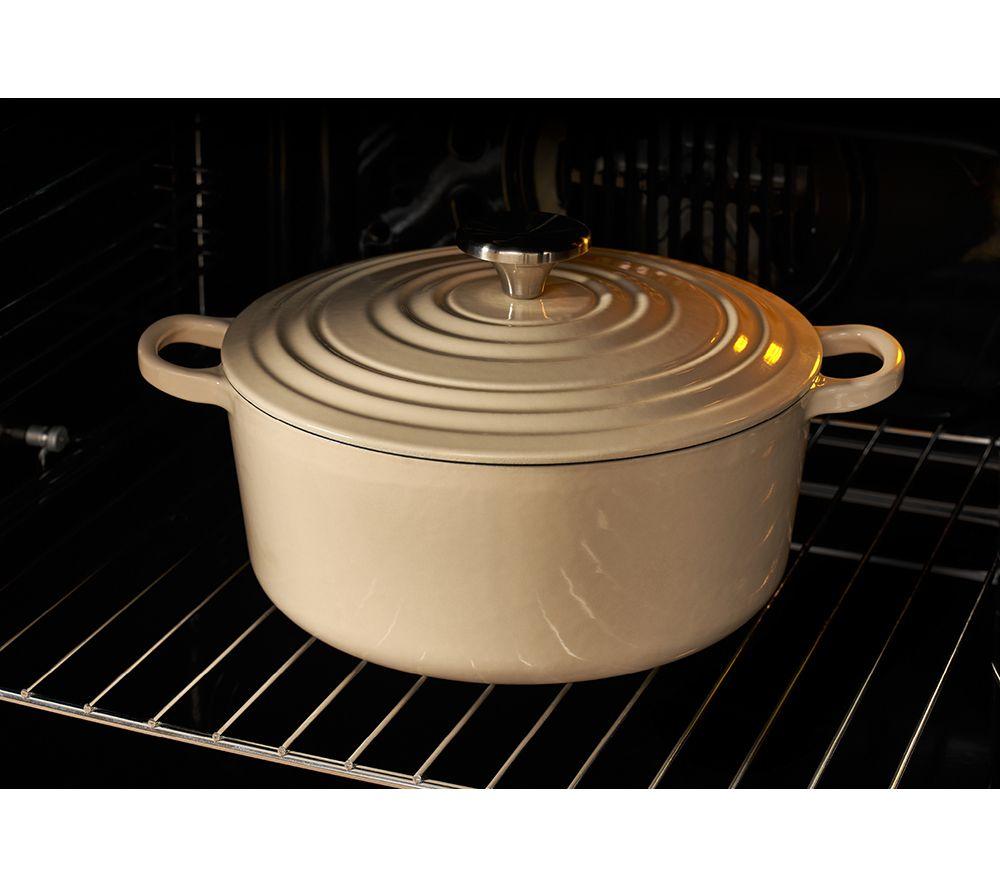 BELLING Farmhouse 90E Electric Ceramic Range Cooker - Cream & Chrome