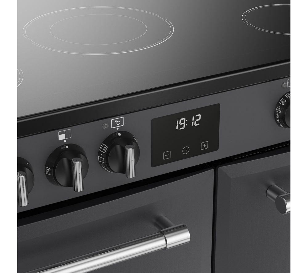 BELLING Farmhouse 90E Electric Ceramic Range Cooker - Anthracite & Chrome