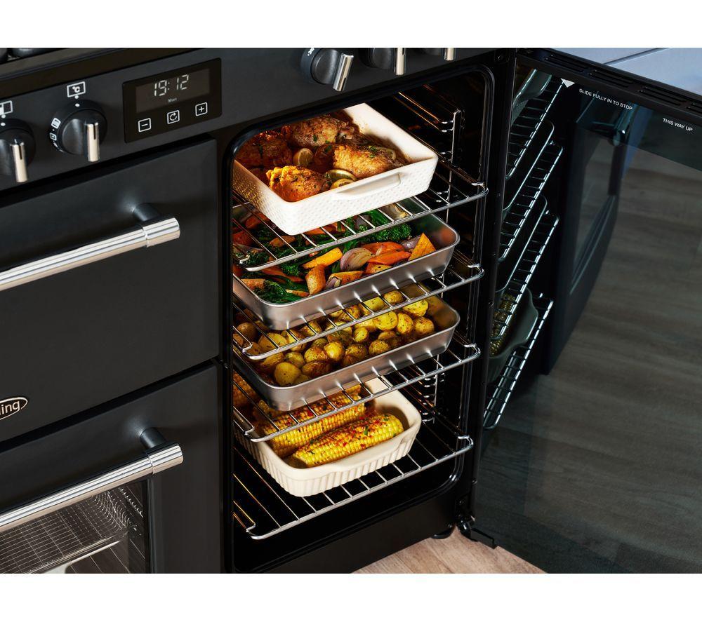 BELLING Farmhouse 90E Electric Ceramic Range Cooker - Anthracite & Chrome