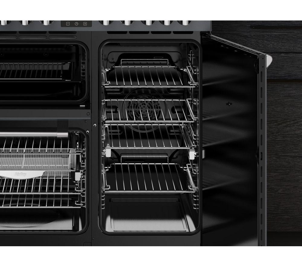 STOVES Richmond 90Ei Electric Induction Range Cooker - Black & Chrome