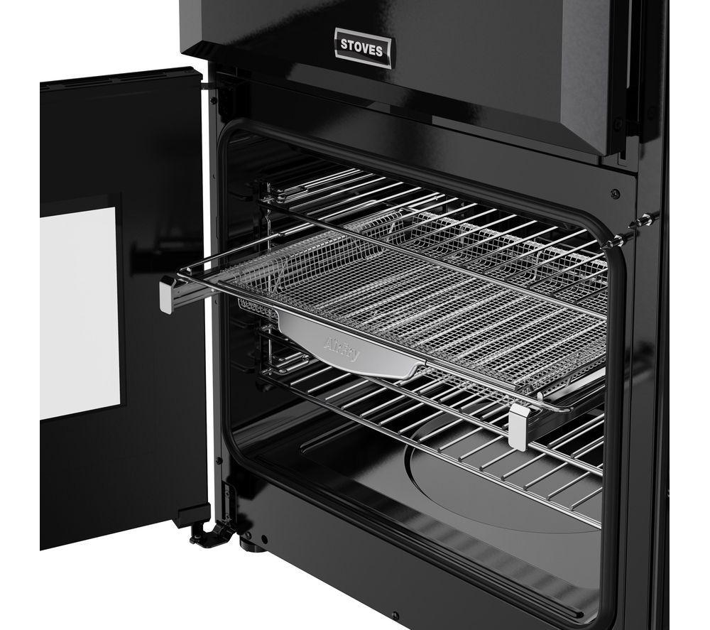 STOVES Richmond 90Ei Electric Induction Range Cooker - Black & Chrome
