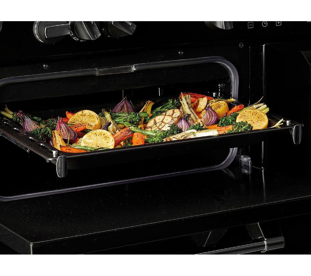 STOVES Richmond 90Ei Electric Induction Range Cooker - Black & Chrome